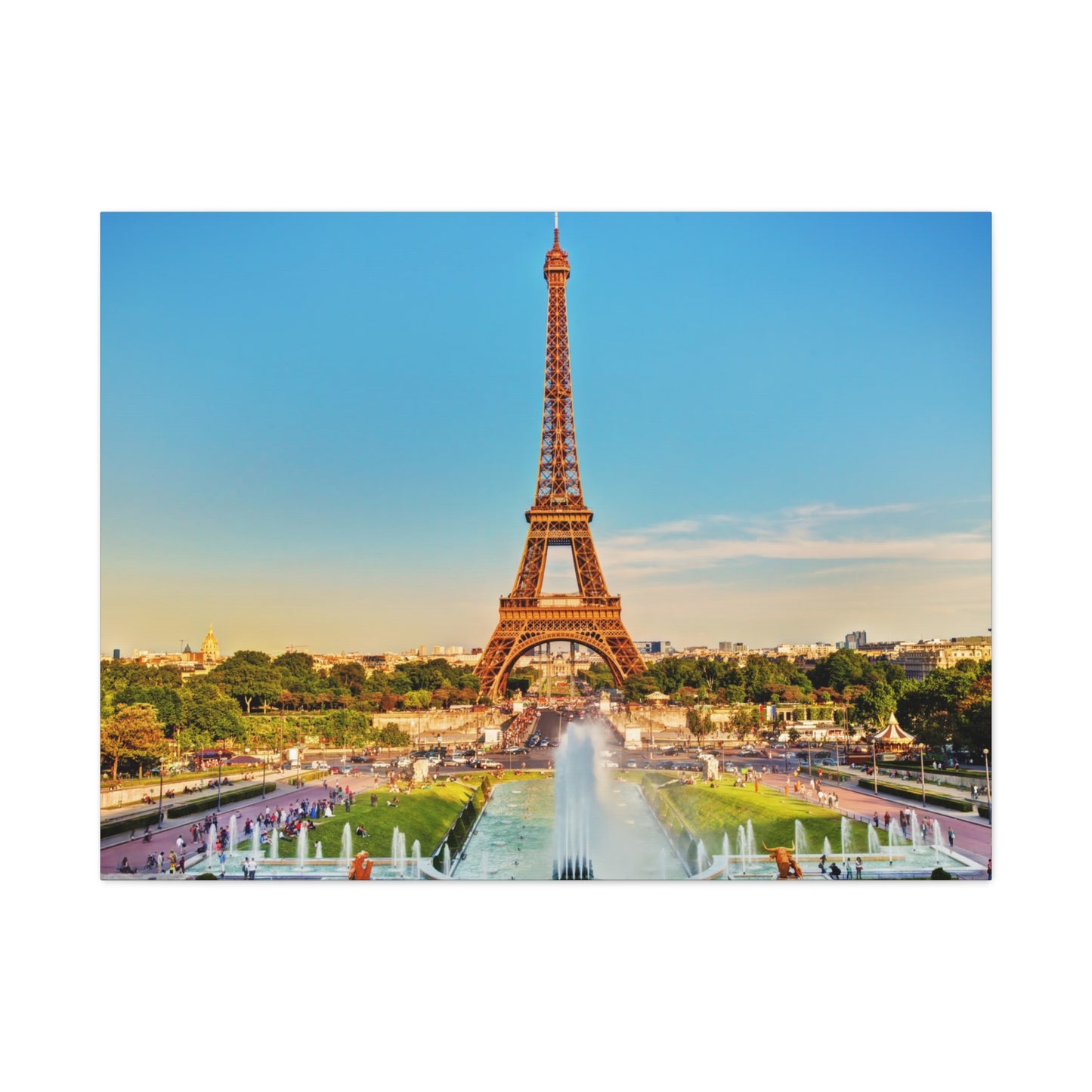 Parisian Dream: Eiffel Tower Matte Canvas