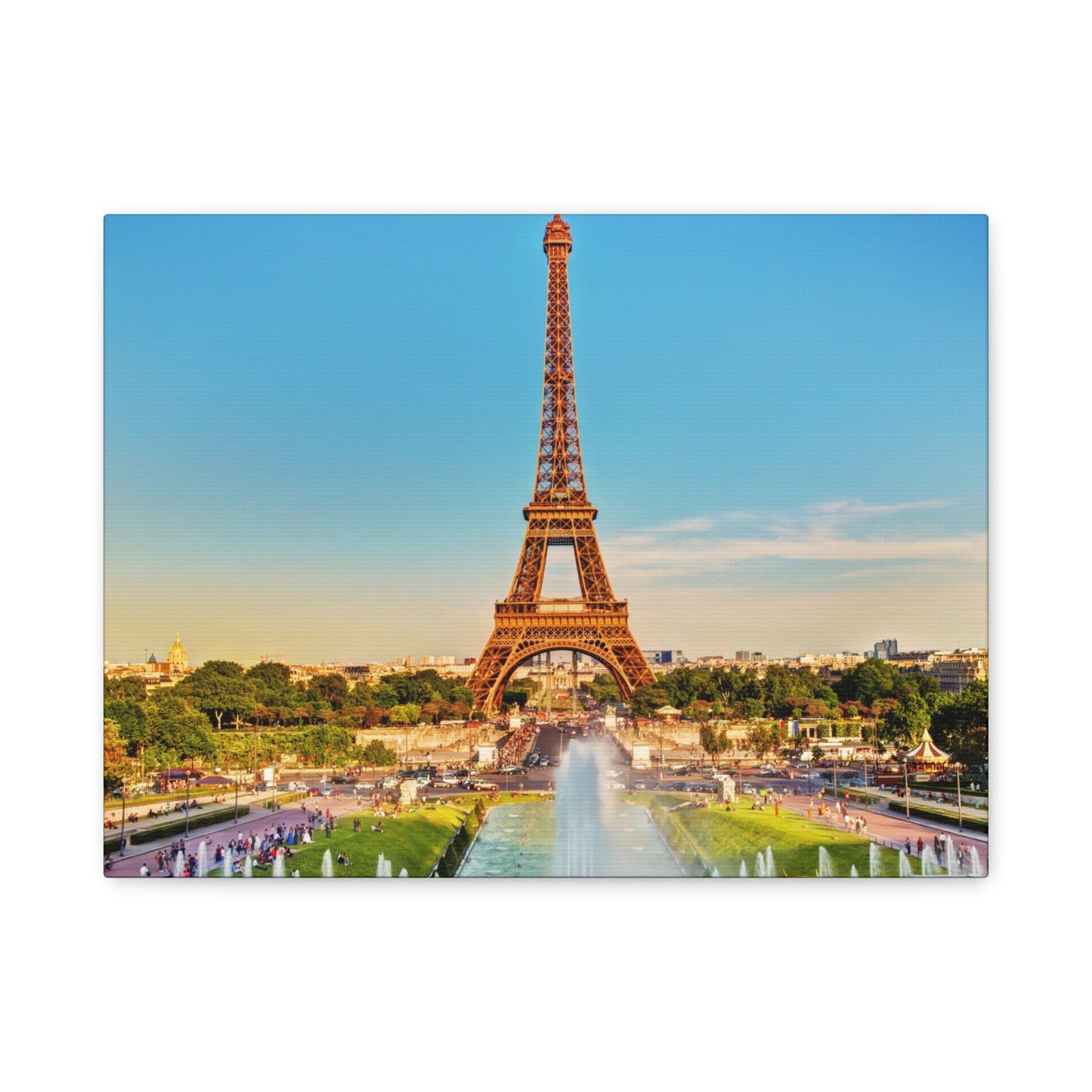 Parisian Dream: Eiffel Tower Matte Canvas