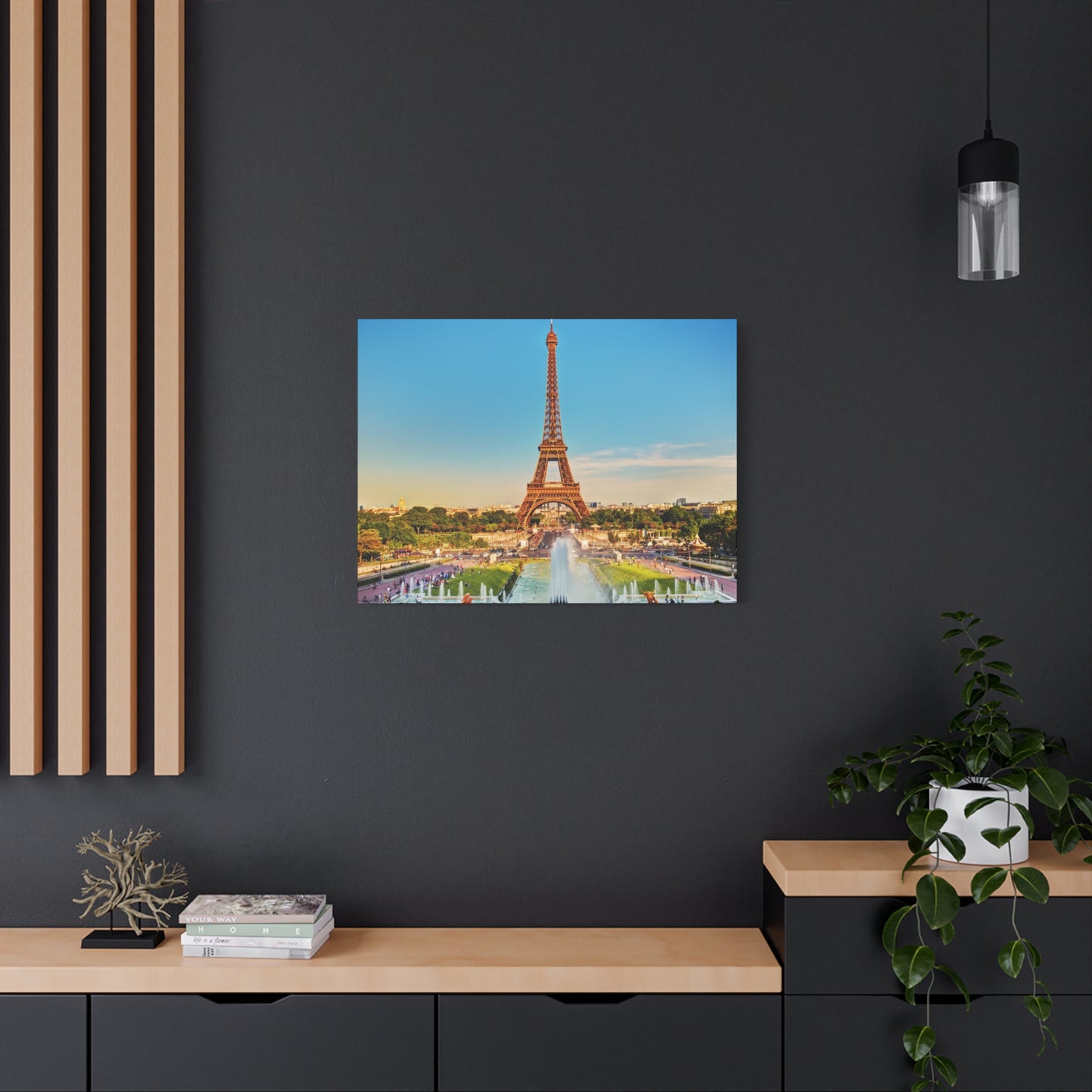 Parisian Dream: Eiffel Tower Matte Canvas