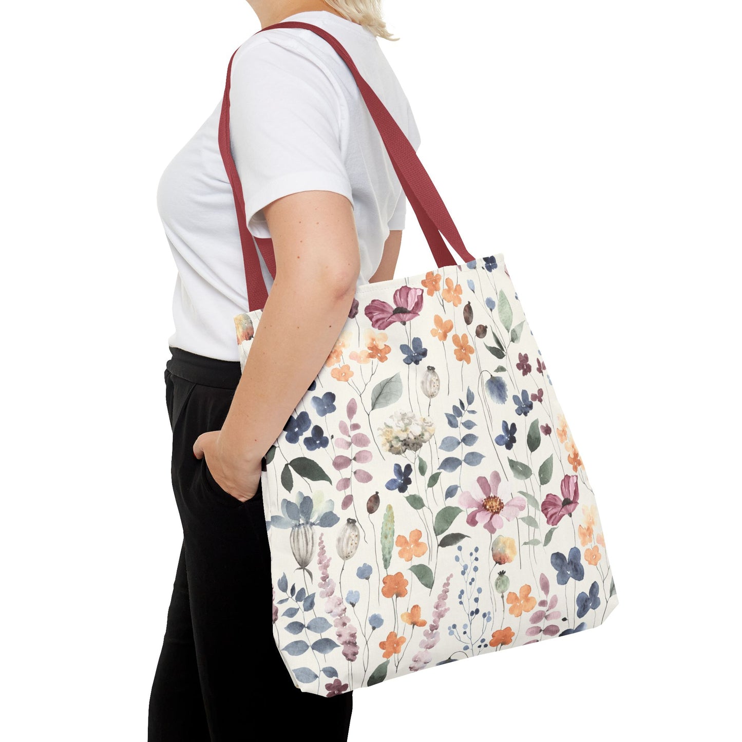 Bloom Wherever You Go: Floral Tote Bag