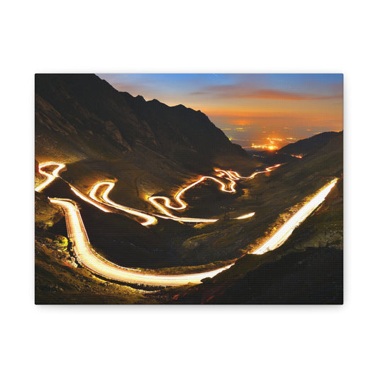 Conquer the Curves: Transfagarasan - Probably The Best Road Canvas