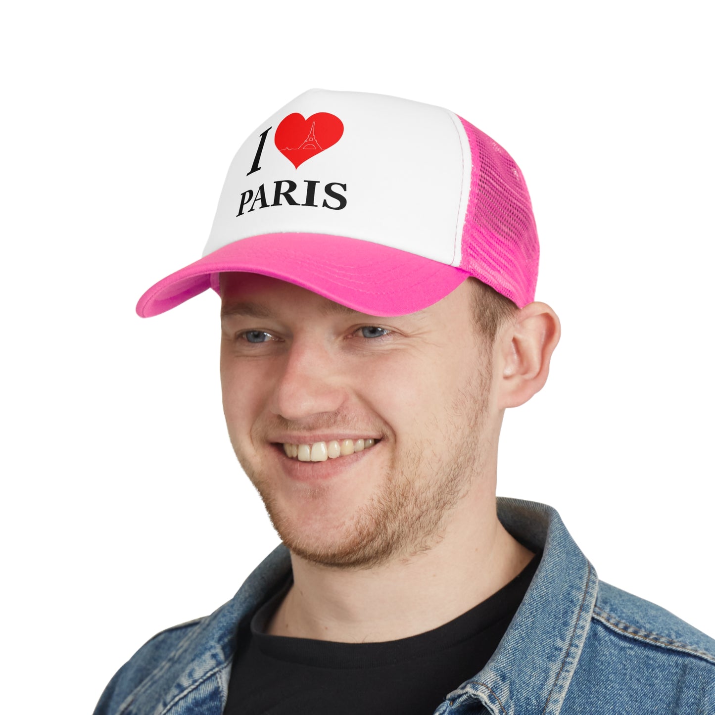 Parisian Essentials: "I Love Paris" Mesh Cap