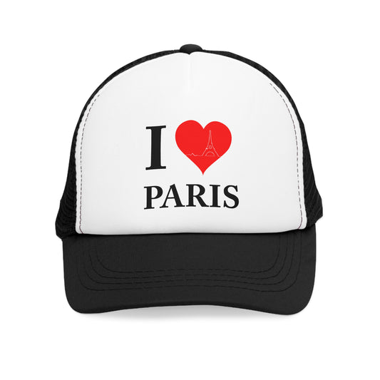 Parisian Essentials: "I Love Paris" Mesh Cap