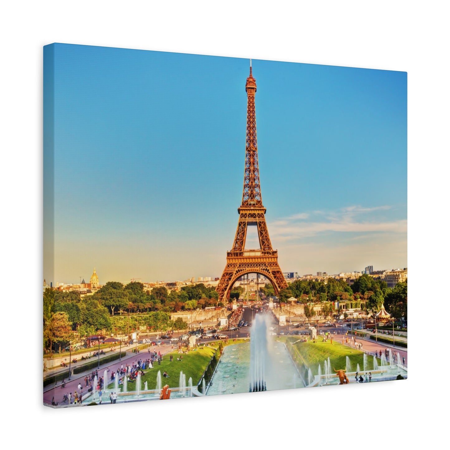Parisian Dream: Eiffel Tower Matte Canvas