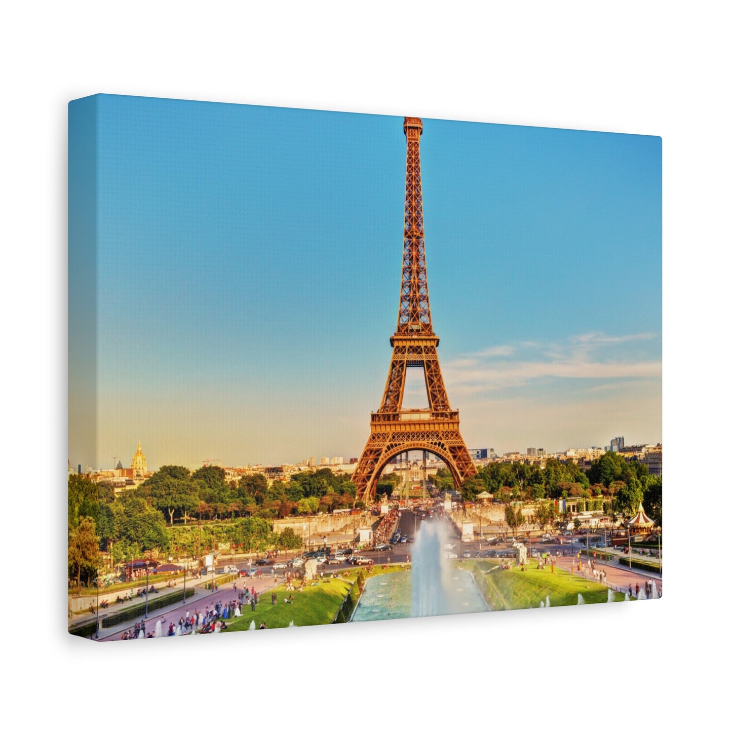 Parisian Dream: Eiffel Tower Matte Canvas
