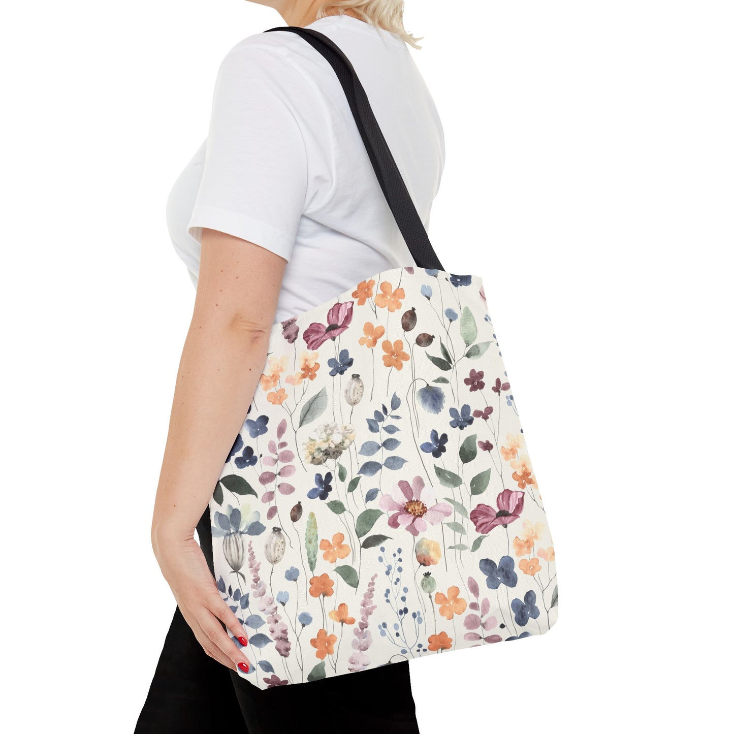 Bloom Wherever You Go: Floral Tote Bag