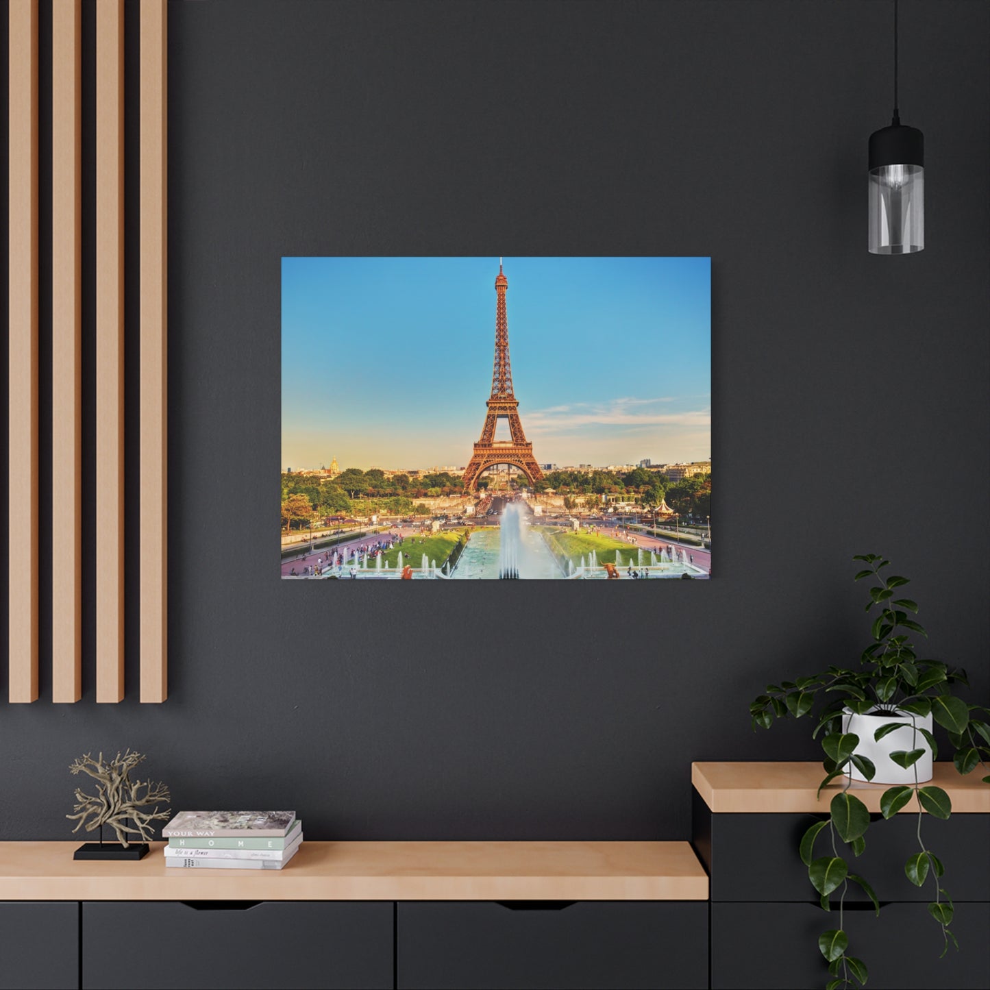 Parisian Dream: Eiffel Tower Matte Canvas