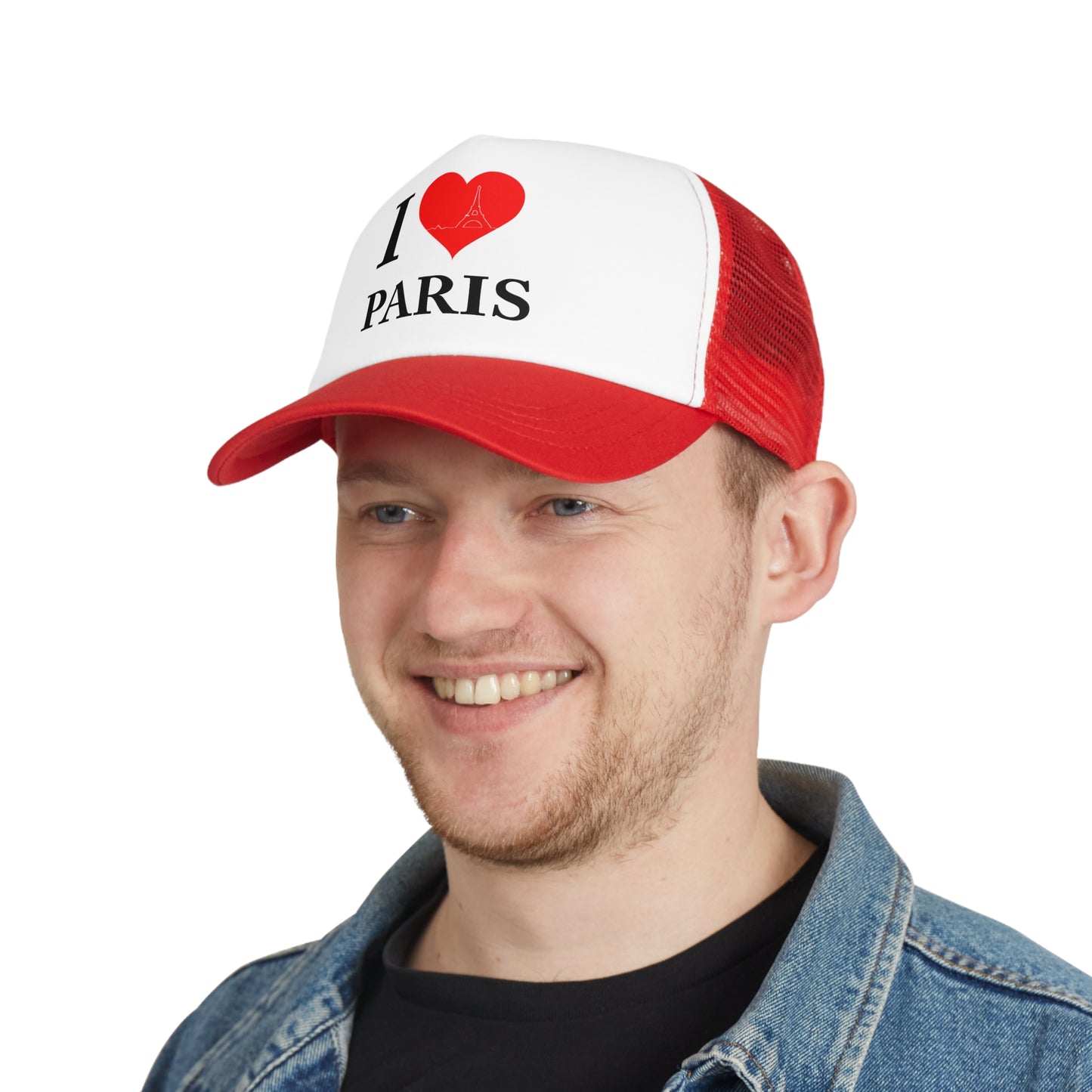 Parisian Essentials: "I Love Paris" Mesh Cap