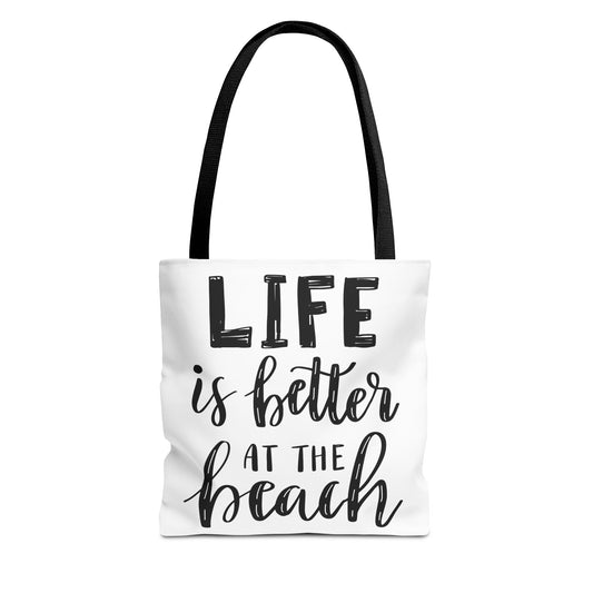 Beach Life Tote Bag - Perfect for Summer, Vacation & Everyday Use