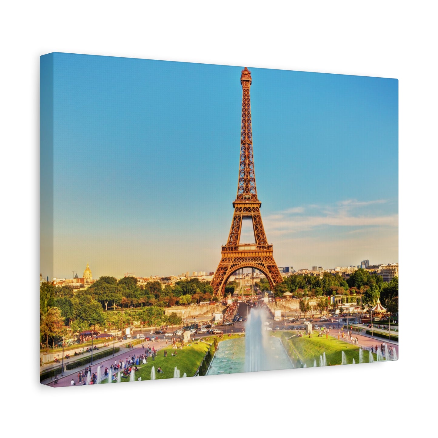 Parisian Dream: Eiffel Tower Matte Canvas