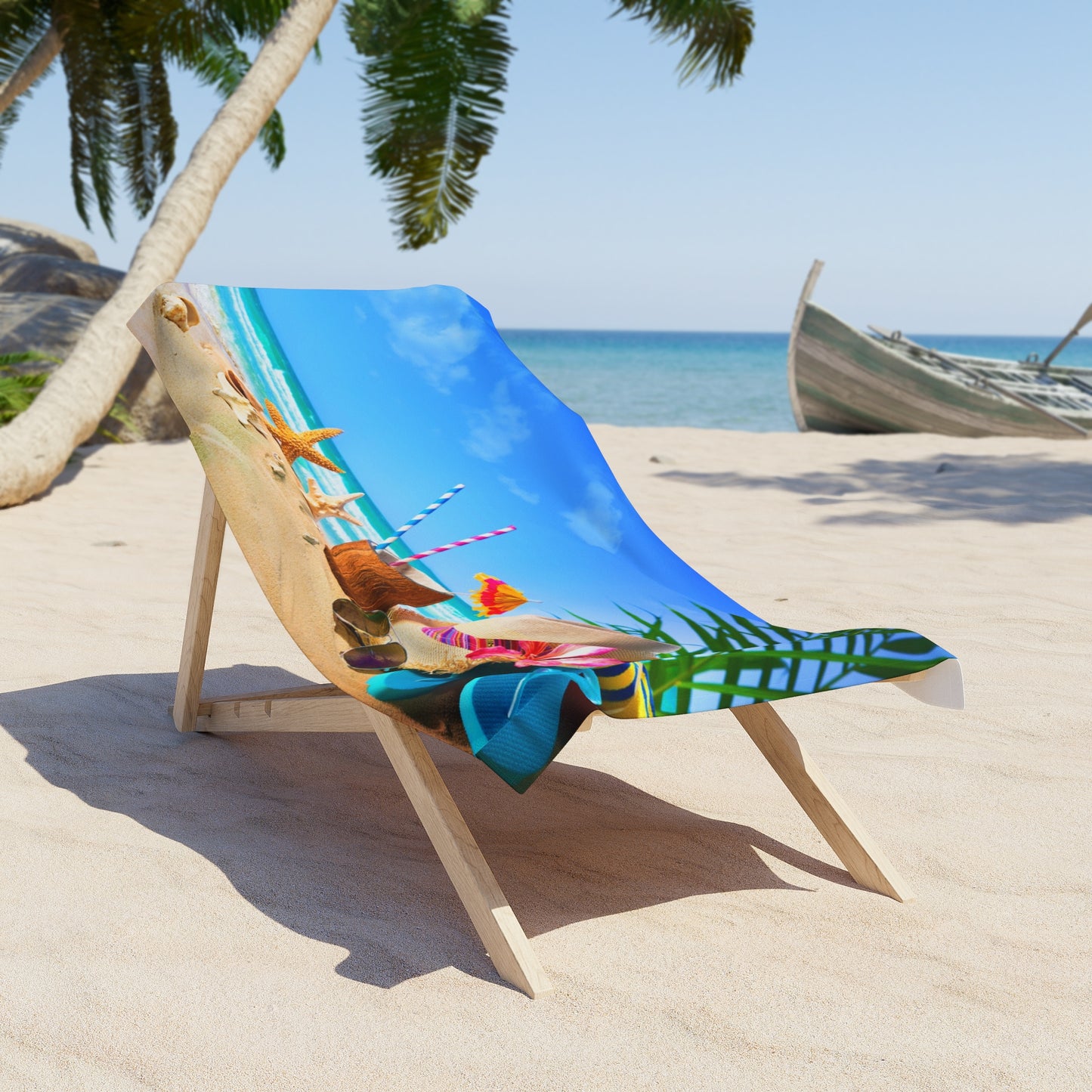 Escape to Paradise: Tropical Delights Beach Towel