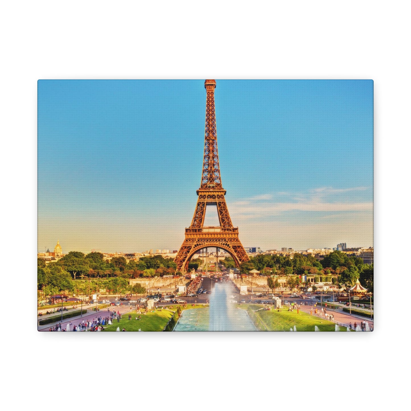 Parisian Dream: Eiffel Tower Matte Canvas