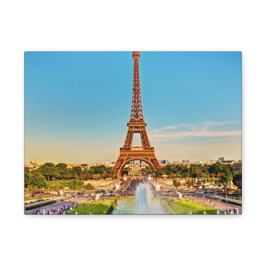 Parisian Dream: Eiffel Tower Matte Canvas