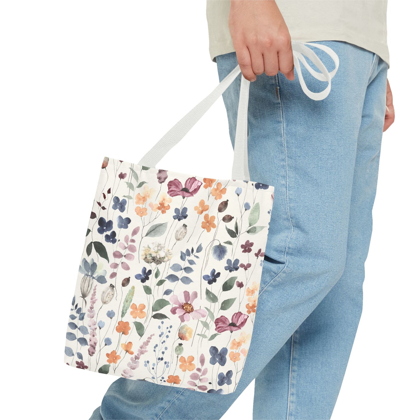 Bloom Wherever You Go: Floral Tote Bag