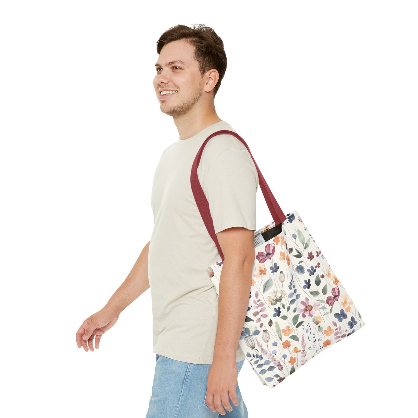 Bloom Wherever You Go: Floral Tote Bag