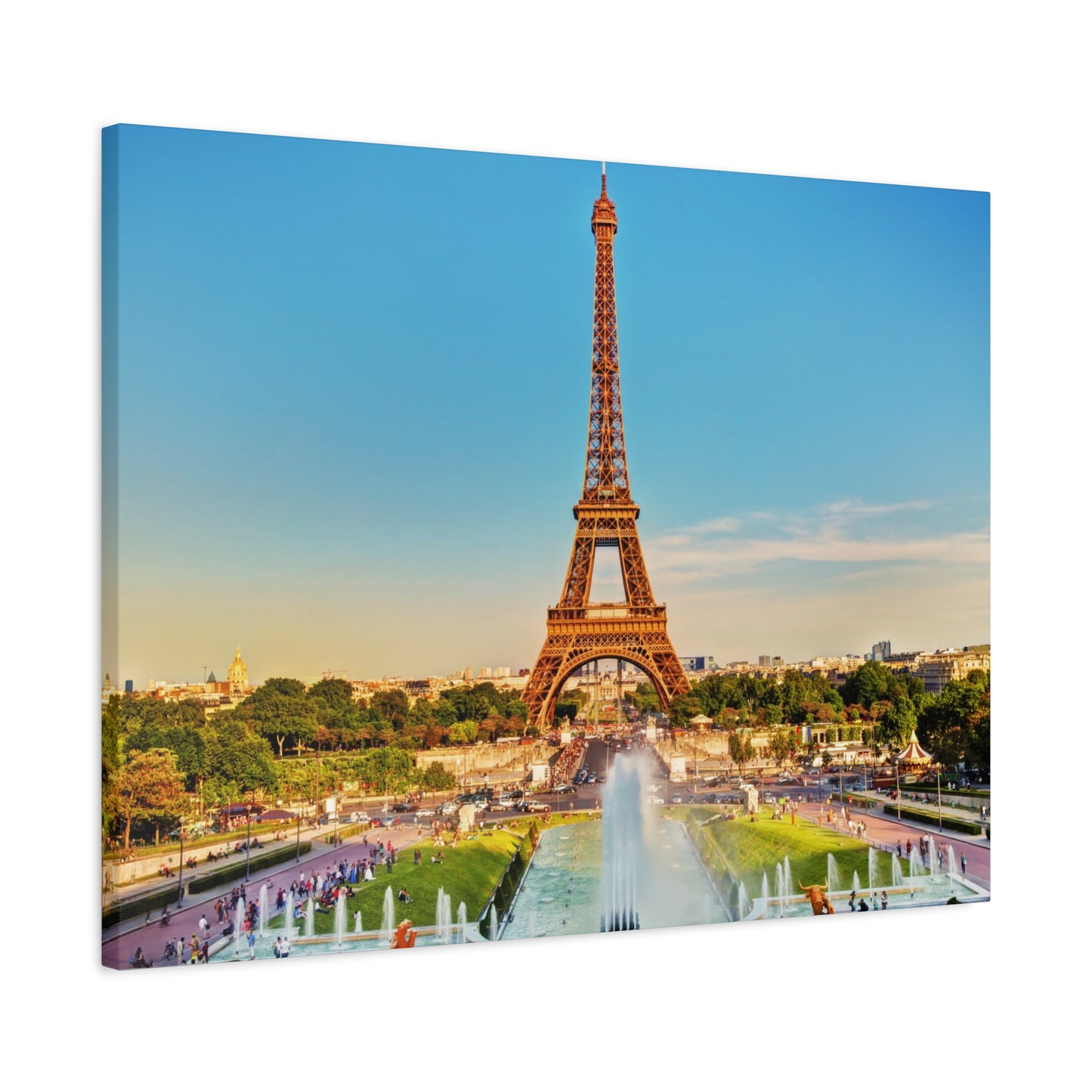 Parisian Dream: Eiffel Tower Matte Canvas